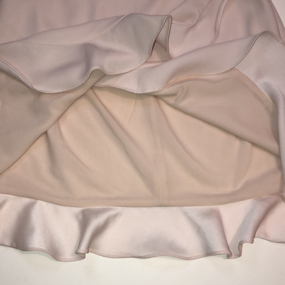 Club Monaco Ruffle Mini Skirt in Pink Cream, size 6 - Picture 5 of 12